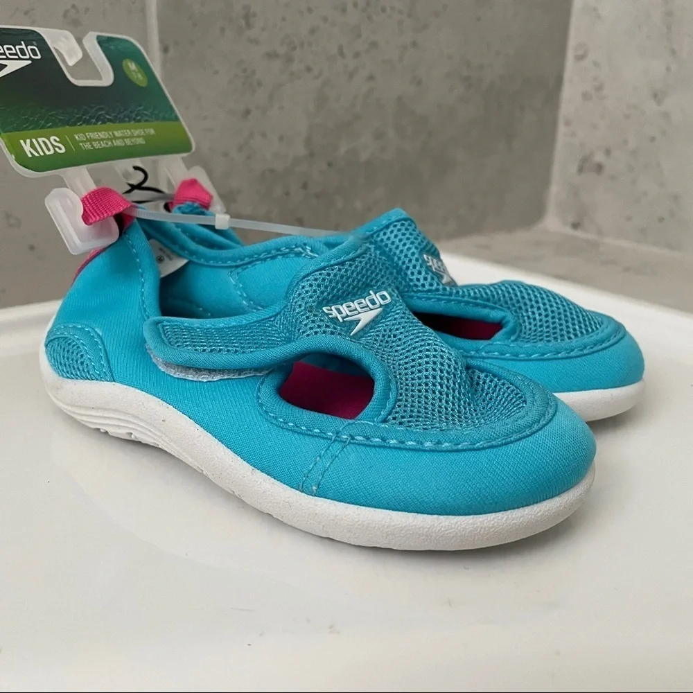 Speedo Hybrid Water Shoe Size M (7-8) Blue